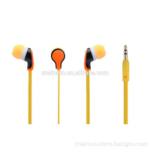 Flat Cable In-ear Earphone
